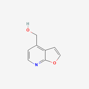 molecular formula C8H7NO2 B13676700 Furo[2,3-b]pyridin-4-ylmethanol 