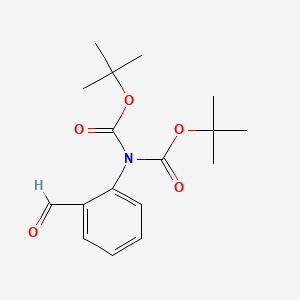 molecular formula C17H23NO5 B13676739 Di-tert-Butyl (2-formylphenyl)imidodicarbonate 