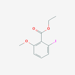molecular formula C10H11IO3 B13676857 Ethyl 2-iodo-6-methoxybenzoate 