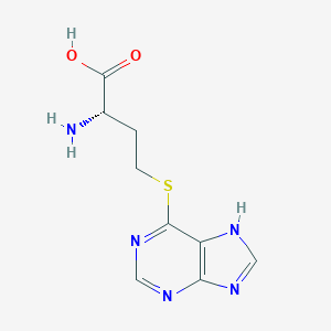 molecular formula C9H11N5O2S B136770 S-(6-Purinyl)homocysteine CAS No. 136040-01-2
