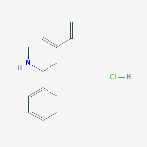 N-methyl-3-methylene-1-phenyl-4-penten-1-amine hydrochloride