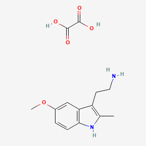 molecular formula C14H18N2O5 B1367738 2-(5-Methoxy-2-methyl-1H-indol-3-YL)ethanamine oxalate 