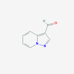 molecular formula C8H6N2O B1367761 Pyrazolo[1,5-a]pyridine-3-carbaldehyde CAS No. 73957-66-1