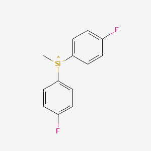 molecular formula C13H11F2Si B1367769 Bis(4-fluorophenyl)(methyl)silane 