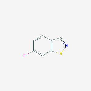 molecular formula C7H4FNS B136777 6-Fluorobenzo[D]isothiazole CAS No. 139037-00-6