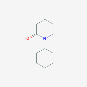 molecular formula C11H19NO B1367770 1-Cyclohexylpiperidin-2-one 