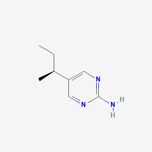 molecular formula C8H13N3 B136779 (S)-5-(sec-Butyl)pyrimidin-2-amine CAS No. 127473-63-6