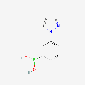 B1367795 (3-(1H-pyrazol-1-yl)phenyl)boronic acid CAS No. 476620-22-1