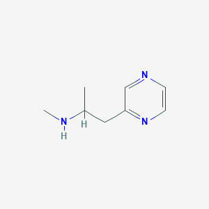 N-methyl-1-pyrazin-2-ylpropan-2-amine