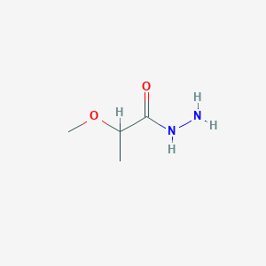 molecular formula C4H10N2O2 B1367805 2-Methoxypropanohydrazide CAS No. 887029-63-2