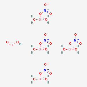 molecular formula Bi5H17N4O22 B1367827 Bismuth (III) nitrate oxide 