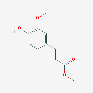 molecular formula C11H14O4 B136783 Methyl 3-(4-hydroxy-3-methoxyphenyl)propanoate CAS No. 56024-44-3