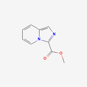 molecular formula C9H8N2O2 B13678398 Methyl imidazo[1,5-a]pyridine-3-carboxylate 