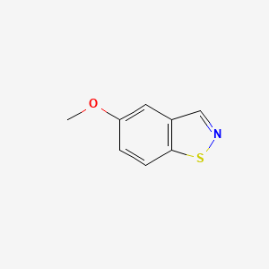 molecular formula C8H7NOS B13678531 5-Methoxybenzo[d]isothiazole 