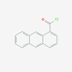 molecular formula C15H9ClO B13678592 Anthracene-1-carbonyl chloride CAS No. 42442-96-6