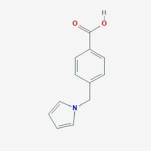 molecular formula C12H11NO2 B136786 4-(1H-pyrrol-1-ylmethyl)benzoic acid CAS No. 137025-10-6