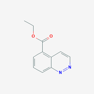 molecular formula C11H10N2O2 B13678749 Ethyl cinnoline-5-carboxylate 