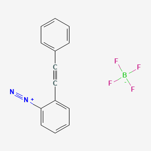 molecular formula C14H9BF4N2 B13678859 2-(Phenylethynyl)benzenediazonium Tetrafluoroborate 