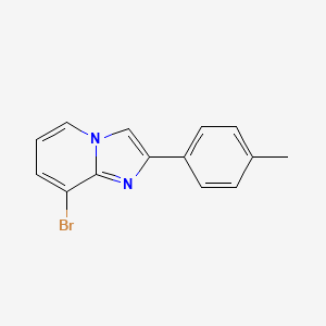 molecular formula C14H11BrN2 B13678966 8-Bromo-2-(p-tolyl)imidazo[1,2-a]pyridine 