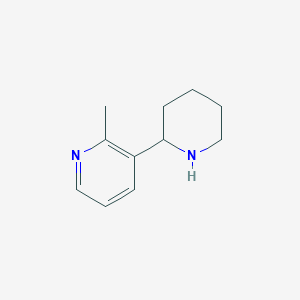 molecular formula C11H16N2 B013679 2-Methyl-3-(2-piperidinyl)pyridine CAS No. 2055-12-1