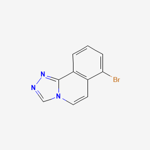 molecular formula C10H6BrN3 B13679044 7-Bromo-[1,2,4]triazolo[3,4-a]isoquinoline 