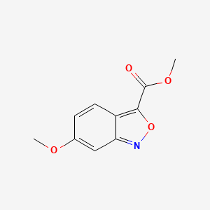 molecular formula C10H9NO4 B13679093 Methyl 6-Methoxybenzo[c]isoxazole-3-carboxylate 