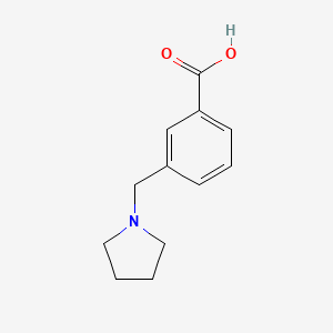 B1367954 3-(Pyrrolidin-1-ylmethyl)benzoic acid CAS No. 884507-41-9