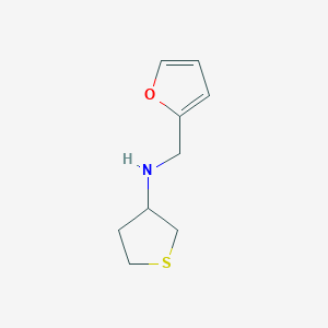 N-(furan-2-ylmethyl)thiolan-3-amine