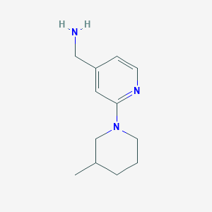 (2-(3-Methylpiperidin-1-yl)pyridin-4-yl)methanamine
