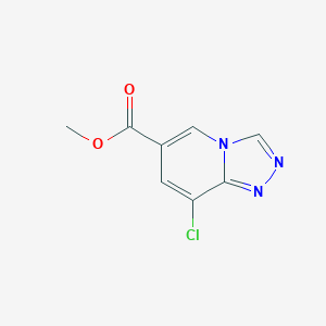 molecular formula C8H6ClN3O2 B13679870 Methyl 8-Chloro-[1,2,4]triazolo[4,3-a]pyridine-6-carboxylate 