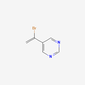 molecular formula C6H5BrN2 B13679891 5-(1-Bromovinyl)pyrimidine 