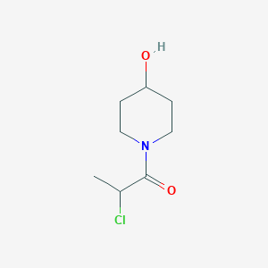 1-(2-Chloropropanoyl)piperidin-4-OL