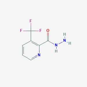 molecular formula C7H6F3N3O B13680013 3-(Trifluoromethyl)pyridine-2-carbohydrazide 