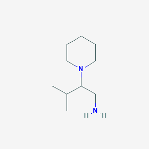 3-Methyl-2-piperidin-1-ylbutan-1-amine