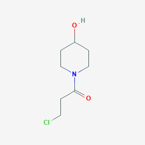 1-(3-Chloropropanoyl)piperidin-4-OL