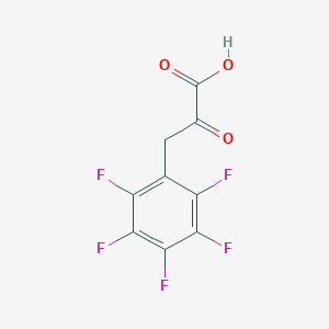 molecular formula C9H3F5O3 B13680102 2-Oxo-3-(perfluorophenyl)propanoic acid 