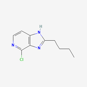 molecular formula C10H12ClN3 B13680106 2-Butyl-4-chloro-3H-imidazo[4,5-c]pyridine 