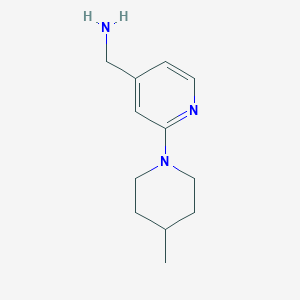 (2-(4-Methylpiperidin-1-yl)pyridin-4-yl)methanamine