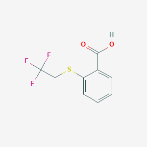 2-[(2,2,2-Trifluoroethyl)sulfanyl]benzoic acid
