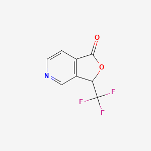 molecular formula C8H4F3NO2 B13680191 3-(Trifluoromethyl)furo[3,4-c]pyridin-1(3H)-one 