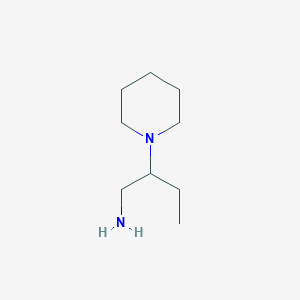molecular formula C9H20N2 B1368028 2-piperidin-1-ylbutan-1-amine CAS No. 857243-06-2