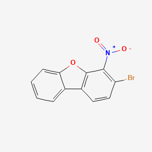 molecular formula C12H6BrNO3 B13680323 3-Bromo-4-nitrodibenzo[b,d]furan 