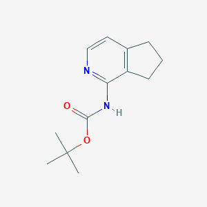 molecular formula C13H18N2O2 B13680385 N-Boc-6,7-dihydro-5H-cyclopenta[c]pyridin-1-amine 