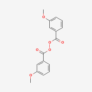 molecular formula C16H14O6 B13680400 Bis(3-methoxybenzoyl) peroxide CAS No. 1712-86-3