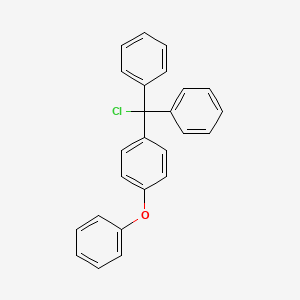 molecular formula C25H19ClO B13680497 (Chloro(4-phenoxyphenyl)methylene)dibenzene 