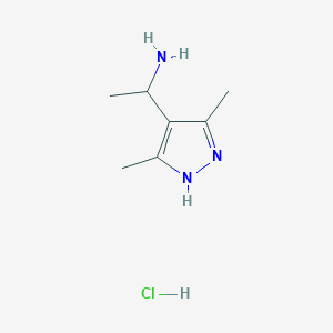 1-(3,5-dimethyl-1H-pyrazol-4-yl)ethanamine hydrochloride