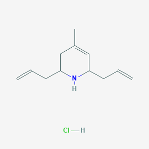 2,6-Diallyl-4-methyl-1,2,3,6-tetrahydropyridine hydrochloride