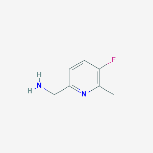 molecular formula C7H9FN2 B13680545 (5-Fluoro-6-methylpyridin-2-YL)methanamine 