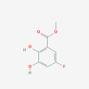 molecular formula C8H7FO4 B13680603 Methyl 5-Fluoro-2,3-dihydroxybenzoate 