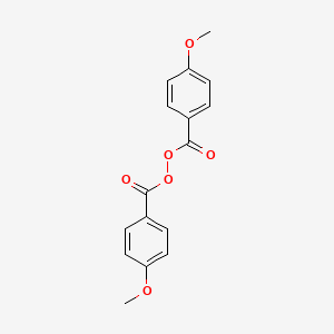 molecular formula C16H14O6 B13680619 Bis(4-methoxybenzoyl) peroxide CAS No. 849-83-2